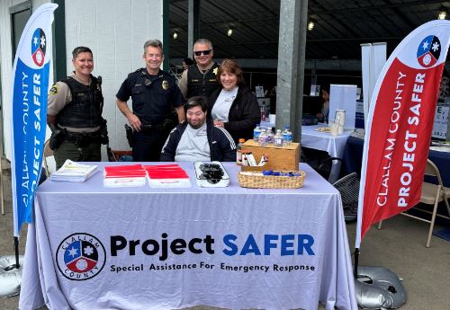 Clallam County Fair Project SAFER booths