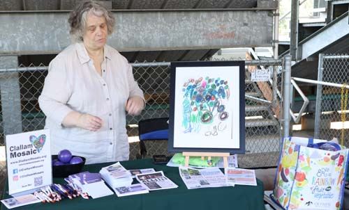 Clallam Mosaic Information Table