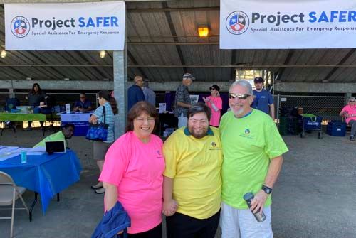 Fair Goers check out Project SAFER